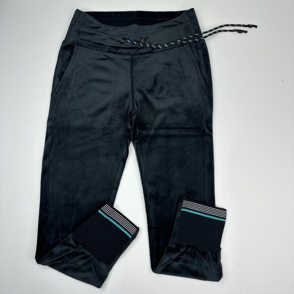 Betabrand Women NWT Green‎ Velour Sweatpant Yoga Pant Small Short Petite/W26/L23 - Picture 1 of 13